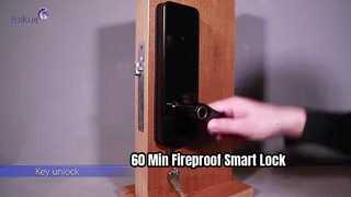 ফায়াররেটেড 60মিনিট TTLOCK TUYA APP Google স্মার্ট হোমের সাথে সামঞ্জস্যপূর্ণ