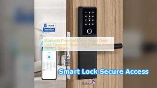 স্মার্ট ডোর লক ফিঙ্গারপ্রিন্ট RFID ফায়ারপ্রুফ