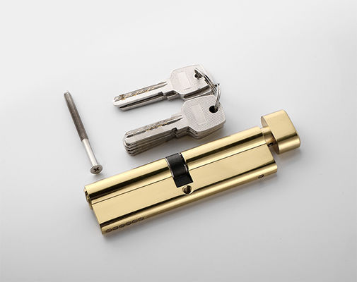 গোল্ডেন ব্রাস ডোর লক সিলিন্ডার 110mm উচ্চ নিরাপত্তা থাম্বট্রন সঙ্গে