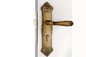 রুম ডোর মর্টাইজ লক সেট 130×68 মিমি লিভার হ্যান্ডেল সহ প্রাচীন হলুদ ব্রোঞ্জ